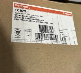 ECB2S-CR WIREMOLD Ceiling Box