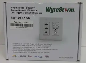 SW-130-TX-US WYRESTORM Wall Hdbaset Transmitter