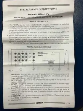 042777300259 XANTECH Remote Switcher Box #2