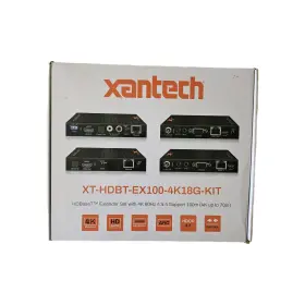 XT-HDBT-EX100-4K18G-KIT XANTECH Hdmi Extender Set Hdr Hdbase