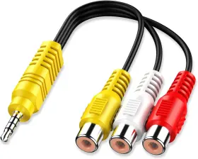 Xiaolin 313054439420 Video Av Component Adapter Cable Replacement For Tcl Tv 3 Rca To Input Adapt