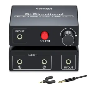 757928407465 YITROX Audio Switcher Switch Splitter Selector