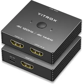 YT-HDM-8201A YITROX Hdmi Switch Switcher Splitter Balck