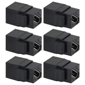 51831BK-6 YOEMELY Hdmi Keystone Coupler Cable Passthrough