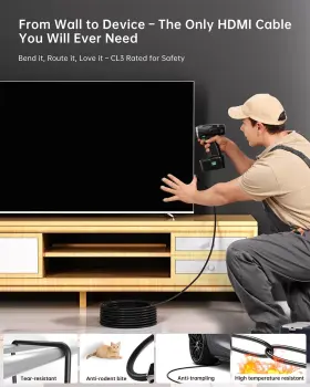711274092676 YSERENDEPT Hdmi Cable Fiber Optic #3