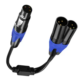745028842590 YUMIWOOW Xlr Female Male Patch Cable Balanced