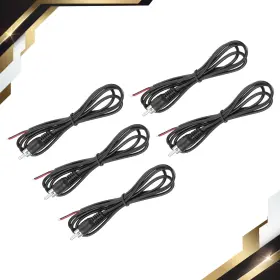 Zaplyte 649603709967 5 X Speaker Rca Male Plugs Jack To Bare Wire Open End Cable Adapter 1m