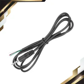 Zaplyte 669739771522 1pcs 3.5mm Male Jack To Bare Wire Open End Replacement Trs 4pole Stereo Cable 1m