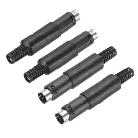 Zaplyte 683867969538 4 Pcs S-video Din Mini Male Socket 6 Pin Ps/2 Plug