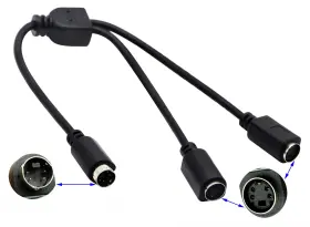 7545888164 ZDYCGTIME Video Splitter Cable Adapter