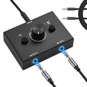 787353870695 ZEROFFI Stereo Audio Switch Switcher Passive Sel