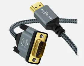 HD-019-1.0M ZHONGHUA Twozoh Hdmi Vga Cable Alloy Pack
