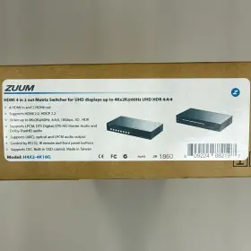 H4X2-4K18G ZUUM Hdmi Matrix Switch Switcher Hdr