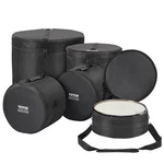 5-piece Drum Bag Kit, Durable 1680d Oxford Material, Cushioned Cases With 1.5m R. Fixed Price $111.74.