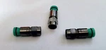 30x Thomas & Betts Sns1p59qs Green Rg-59 Snap N Seal Connectors. Fixed Price $15.00.