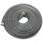 Steren 100 Ft Gray Rg8x Mini-8 Coax Coaxial Pl259 Uhf Ham Cb Radio Antenna Cable. Fixed Price $59.95.