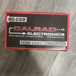 Calrad Hdmi To Component Video & Audio Converter 40-289 Built-in Edid Management. Fixed Price $40.00.