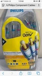 Philips Component Cables Swv3903/17 9 Foot 24k Gold Plated New Sealed. Fixed Price $12.99.
