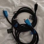 2 Pct High Speed Hdmi Cable With Ethernet Male-male Black/blue E467980. Fixed Price $14.00.