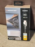 Monster Uhd 4k Hdr Gold Hdmi Cable 8 Ft. 21.0 Gbps Premium Certified - New. Fixed Price $14.99.