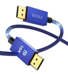 Bifale Vesa Certified 6.6ft Displayport Cable 2.1, 16k Dp 2.1-6.6 Feet, Blue. Fixed Price $18.98.