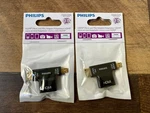 Philips Hdmi Micro And Mini Adapter ( 2pack) Brand New. Fixed Price $8.99.