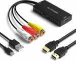 Rca To Hdmi Converter, Av Adapter Support Black Converter. Fixed Price $20.24.