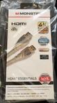 Genuine Monster 4ft 4k Hdr Ultra Hd Heavy-duty Flexible Hdmi Cable New. Fixed Price $14.99.