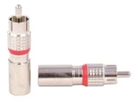 Dolphin Components Dc-crcam6g Gold Rca Male Compression Connector (pack Of 10). Fixed Price $74.25.