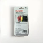 Magnavox Video Stereo Audio Cable 6 Foot New For Tv, Dvd, Receiver, Box. Fixed Price $12.00.