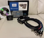Aja Hd10c2 Sdi To Analog And Splitter Power Supply, Break-out Cable, Box,cd.. Fixed Price $24.99.