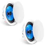 2 Pcs 8 Inch In Ceiling Speakers, 50-watts, Flush Mount & In-wall Speake. Fixed Price $110.22.