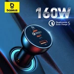 Baseus 160w Car Charger Usb Type C Qc 5.0 Fast Charging For Iphone 13 14 15 Pro. Fixed Price $57.59.