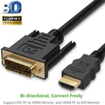 For Mirror Or Extend Big Screen, Gold 15ft Dvi To Hdmi Cable Hdtv, Blu-ray. Fixed Price $14.91.