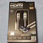 Ge Ultrapro Hdmi Cable 15ft 8k Gold Plated Ethernet Dynamic Hdr Enhanced Arc. Fixed Price $6.00.