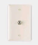 Lot Of 10 Almond Coaxial Cable Catv Wallplate Video Jack F-connector Tpcatv-la. Fixed Price $22.99.