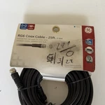 Ge Rg6 Coax Cable 25ft Black Copper Audio/video 73281 Mpn High Quality. Fixed Price $17.61.