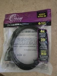 New Zoom Speed 6 Foot High Hdmi Cable With Ethernet. Fixed Price $10.00.