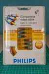 Philips Component Video Cables 6ft 24k Gold Connectors. Fixed Price $14.98.