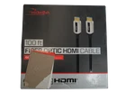 Rocketfish- 100' 4k Ultrahd In-wall Rated Fiber Optic Hdmi Cable. Fixed Price $59.99.