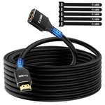 8k Hdmi Extension Cable 20 Ft, 2.1 Ultra High Speed Male To Female Cord Ada. Fixed Price $39.99.