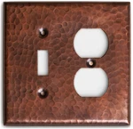 Monarch Abode 17017 Double Switch Hand Hammered 5.8in Diameter, Pure Copper. Fixed Price $21.82.