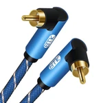 Emk Right Angle Coaxial Audio Cable Rca To For Speaker Subwoofer. Fixed Price $21.99.