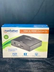 New Manhattan 177351 Vga To Hdmi Converter - Factory Sealed. Fixed Price $44.99.