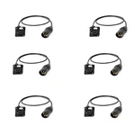 6 Xlr 3pin 10ft Pigtails Female Panel-male Cable Connector For Floor Box - Panel. Fixed Price $221.94.