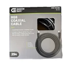 Lot Of 6 Commercial Electric Rg6 Coaxial Cable 18-gauge Black 25 Ft Fs-r6c-0002. Fixed Price $39.99.