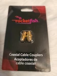Rocketfish Coaxial Cable Couplers - Gold (pack Of 2). Fixed Price $8.50.