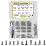 Mini Micro Small Phillips Pan Head Machine Screws Assortment Kit Nickel 800 Pcs. Fixed Price $8.99.