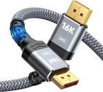 Highwings 16k Displayport Cable 2.1, Dp 2.1 6ft 60hz, 8k 120hz, 4k 24. Fixed Price $24.76.