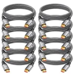 Urelegan 3 Ft Hdmi Cable 10pack, High Speed Cord 48gbps, Shielded 8k Hdm.... Fixed Price $77.65.